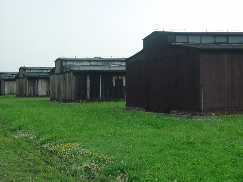Birkenau View of barracks